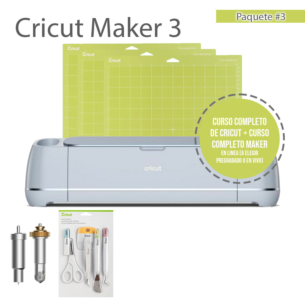 Plotter de Corte Cricut Maker 3 + Tapetes + Herramientas + Doblado + C –  3d4 Designers