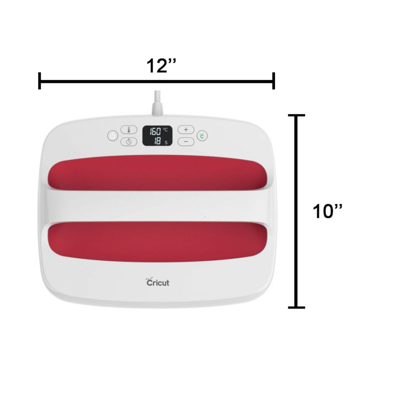Plancha de Calor Easypress 2 Color Frambuesa Cricut 12