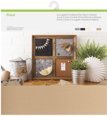 Set de cartulinas de cartón corrugado Cricut colores básicos