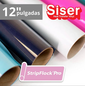 Siser Stripflock Pro – Vinil Textil Terciopelo (metro lineal) 12"