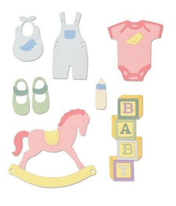 TROQUEL DELGADO BABY NUMERO 2 SIZZIX LISA JONES 12 PIEZAS