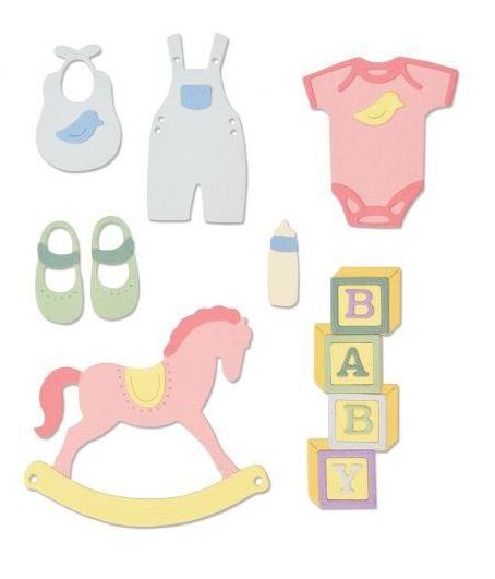 TROQUEL DELGADO BABY NUMERO 2 SIZZIX LISA JONES 12 PIEZAS