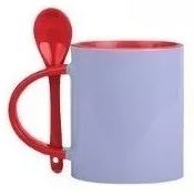 Cargar imagen en el visor de la galería, Taza con Cuchara Colores Sublimable