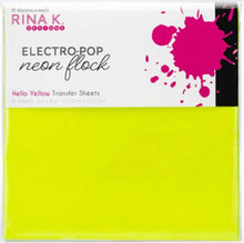 Cargar imagen en el visor de la galería, 6 Hojas de Foil Flock Rina K 6 x 6 pulgadas therm-o-web
