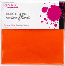 Cargar imagen en el visor de la galería, 6 Hojas de Foil Flock Rina K 6 x 6 pulgadas therm-o-web