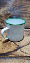 Cargar imagen en el visor de la galería, Taza Peltre Borde de Colores 6x18cm