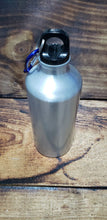 Cargar imagen en el visor de la galería, Botella deportiva de aluminio PLATA/BLANCO 600ml
