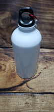 Cargar imagen en el visor de la galería, Botella deportiva de aluminio PLATA/BLANCO 600ml