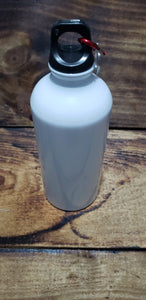 Botella deportiva de aluminio PLATA/BLANCO 600ml