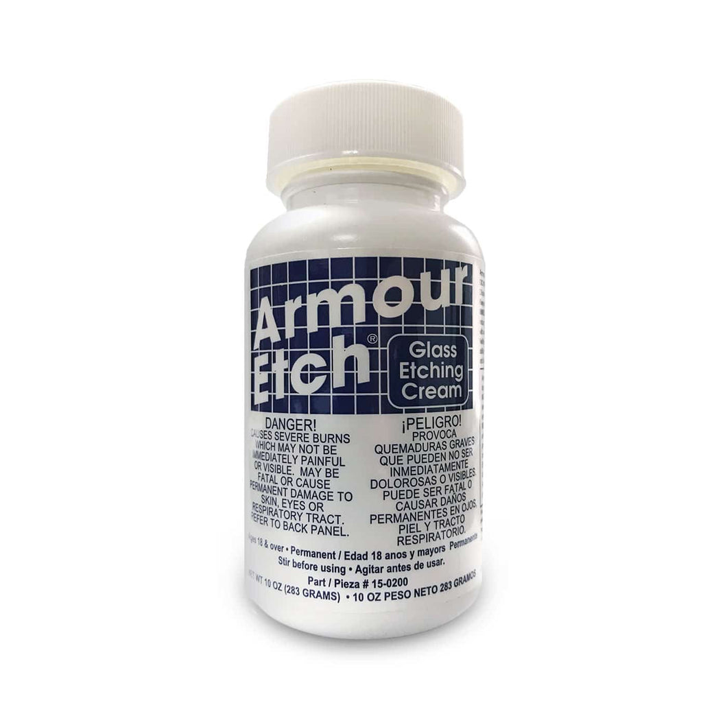 Crema o pasta para esmerilar cristal o vidrio Armour Etch