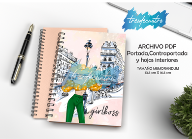 Archivo Digital para Libreta: Chica Paris PDF