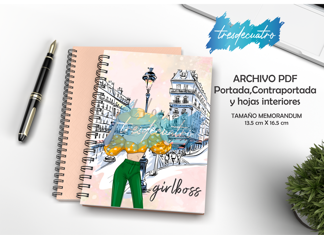 Archivo Digital para Libreta: Chica Paris PDF